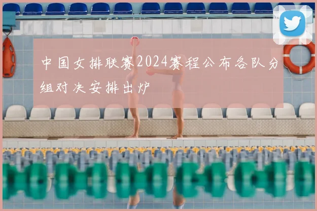 中国女排联赛2024赛程公布各队分组对决安排出炉