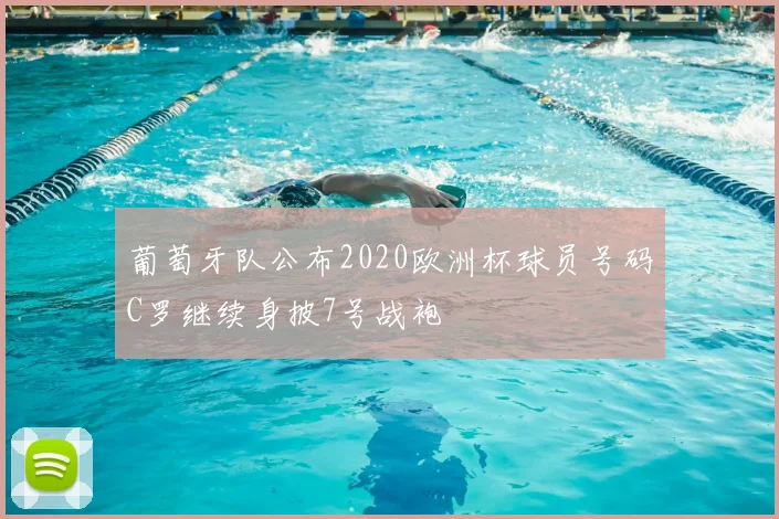 葡萄牙队公布2020欧洲杯球员号码C罗继续身披7号战袍